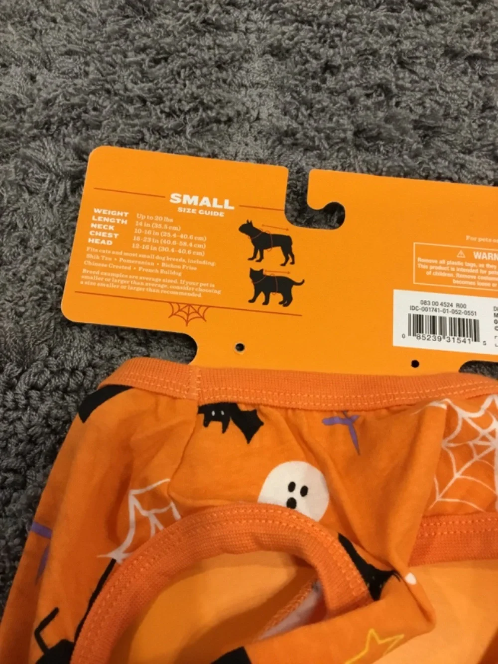 Hyde and Eek! Pet Pajamas-orange